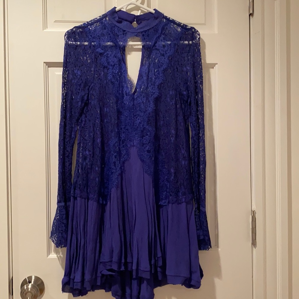 Free People Secret Origins Piece Lace Choker Tunic